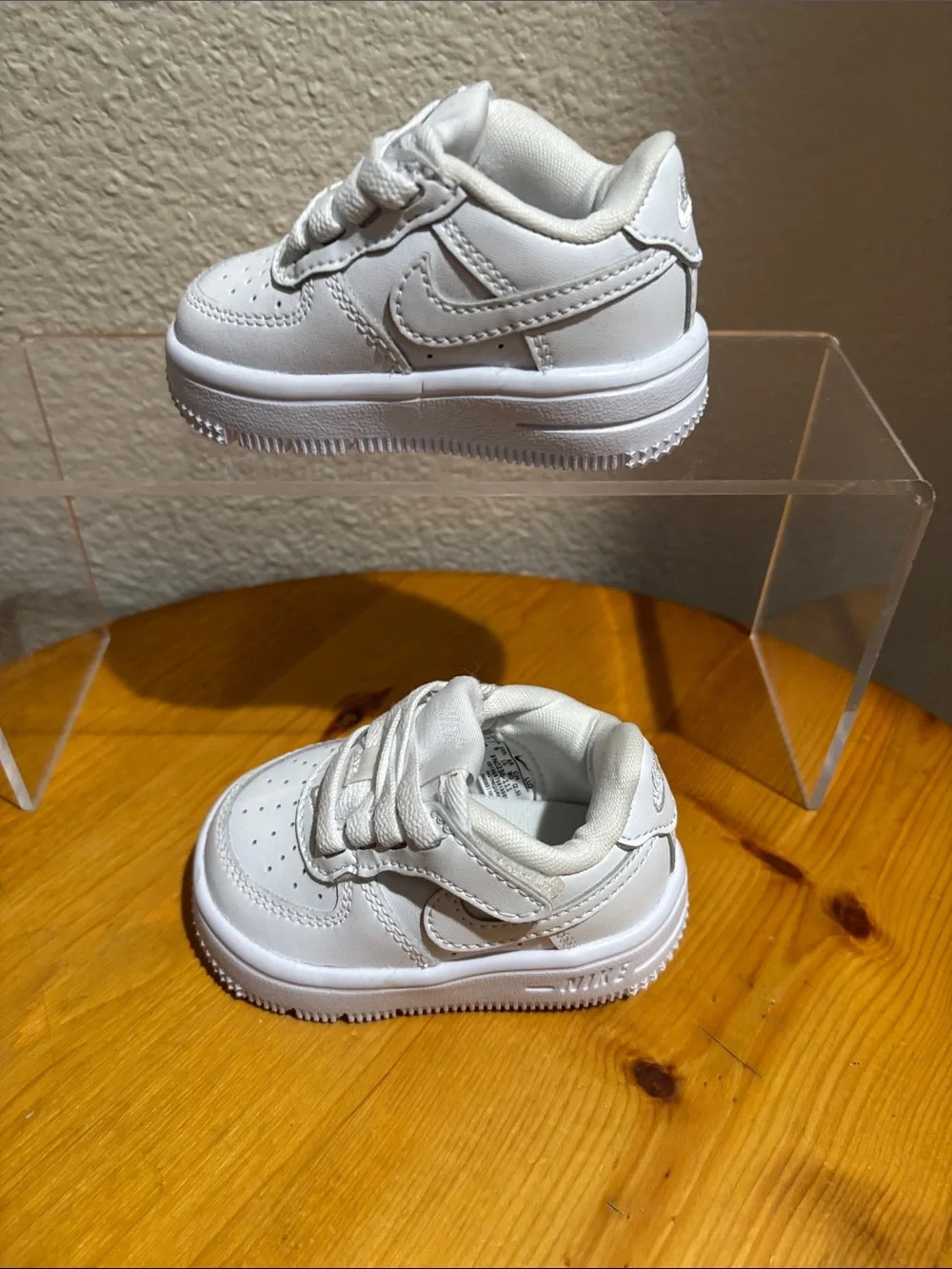 Nike Kids White Athletic Sneakers - Classic Everyday Shoe 2C